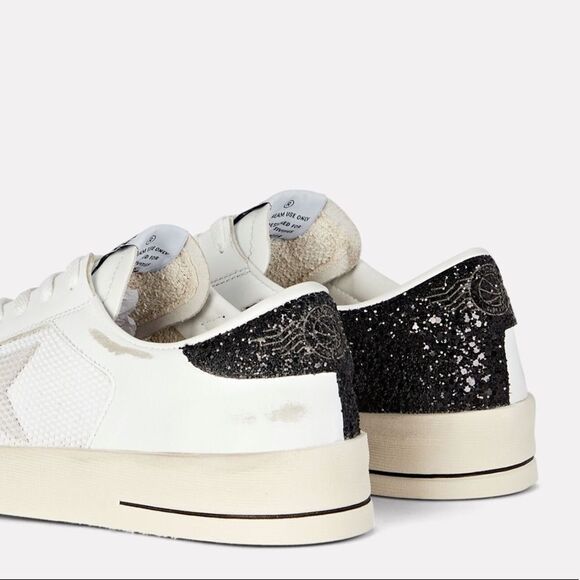 GOLDEN GOOSE Stardan Leather Low-Top Sneakers, 39 - Picture 5 of 13